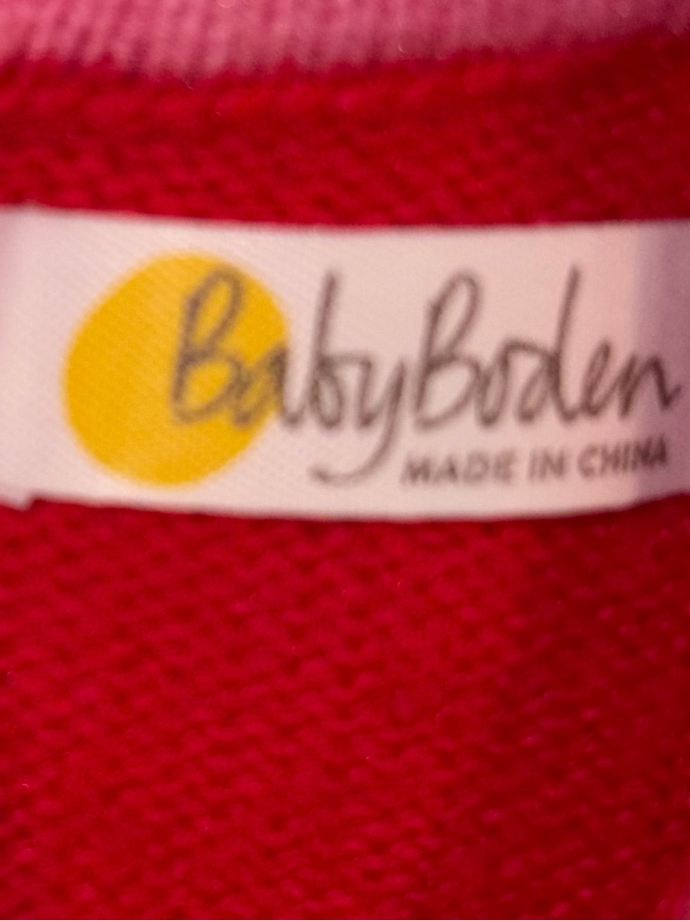 Baby Boden adorable Holiday knit sweater dress sz 6-12 months EUC - Picture 2 of 5